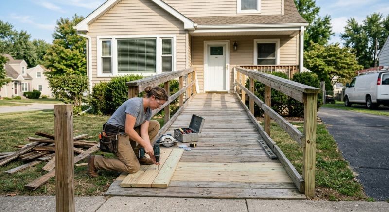 Accessible Ramp Construction in Kansas City, KS