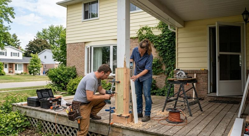 Patio Column Repair in Seattle, WA